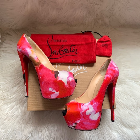 Christian Louboutin Shoes - New! CHRISTIAN LOUBOUTIN Highness 160 Poppy Pumps